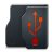 Black Terra USB Icon